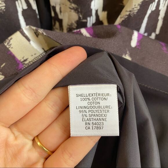 NWT Banana Republic Purple Boho Strapless Dress - Picture 5 of 6